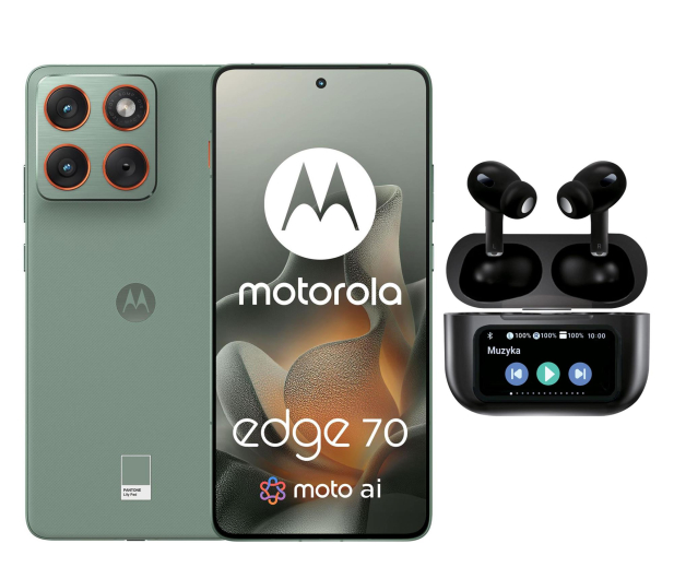 Motorola edge 70 5G 12/512GB Lily Pad 120Hz + Smart Buds Pro - 1514867 - zdjęcie